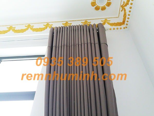 Rèm vải chống nắng tại Đà nẵng - màu ghi mã CM2
