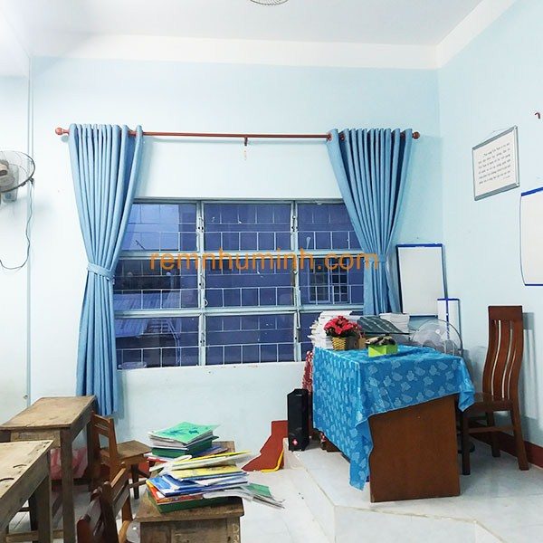 Rèm vải màu xanh ngọc tại Đà Nẵng