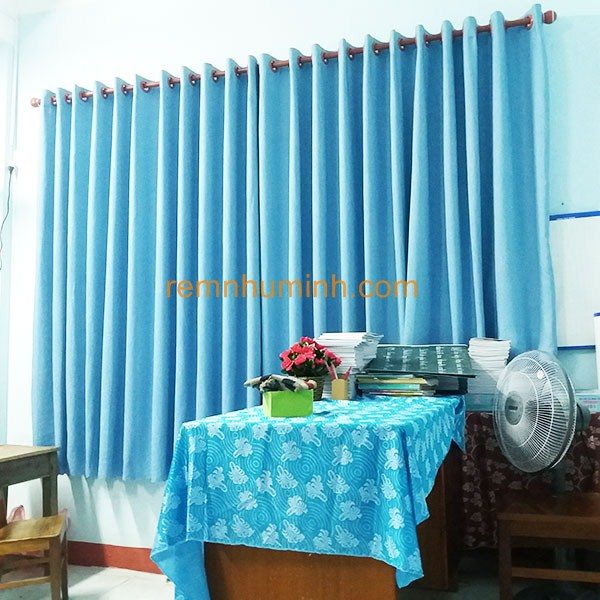 Rèm vải màu xanh ngọc tại Đà Nẵng