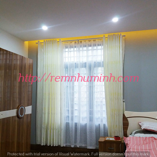 Rèm cửa Đà nẵng - Rèm vải hoa văn sọc tại Đà nẵng