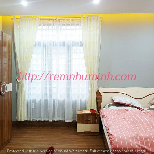 Rèm cửa Đà nẵng - Rèm vải hoa văn sọc tại Đà nẵng