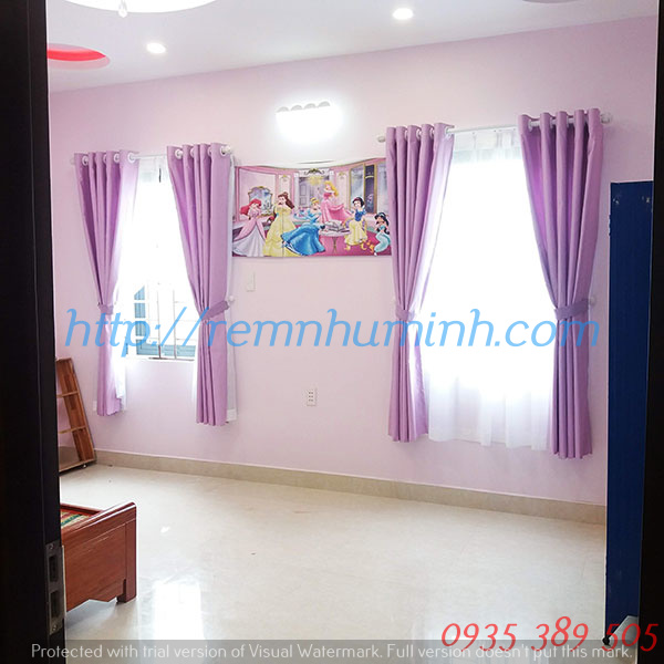 Rèm vải cửa sổ tại Đà Nẵng - Rèm cửa phòng bé #remnhuminh.com
