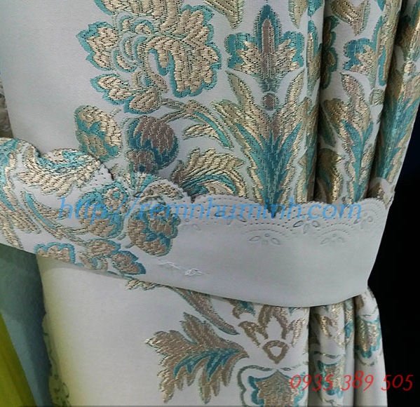 Rèm vải hoa văn siêu đẹp tại Đà Nẵng