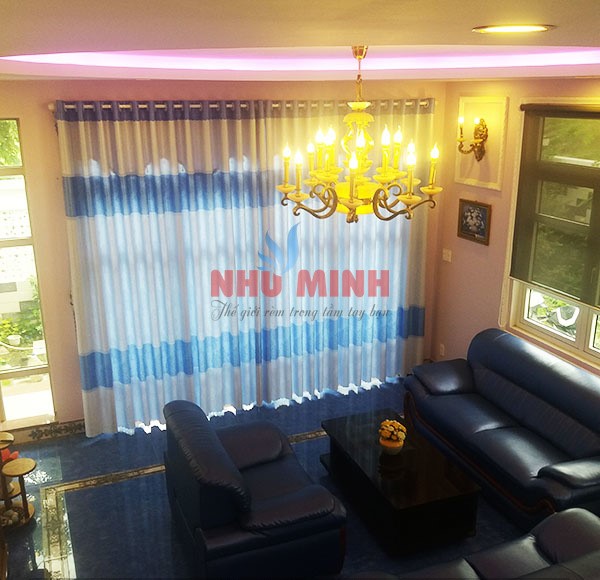 Công trình rèm vải tại Hòa Xuân - Công ty nội thất Như Minh