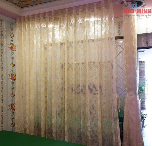 Rèm vải hoa văn dành cho khách sạn, spa tại Đà Nẵng