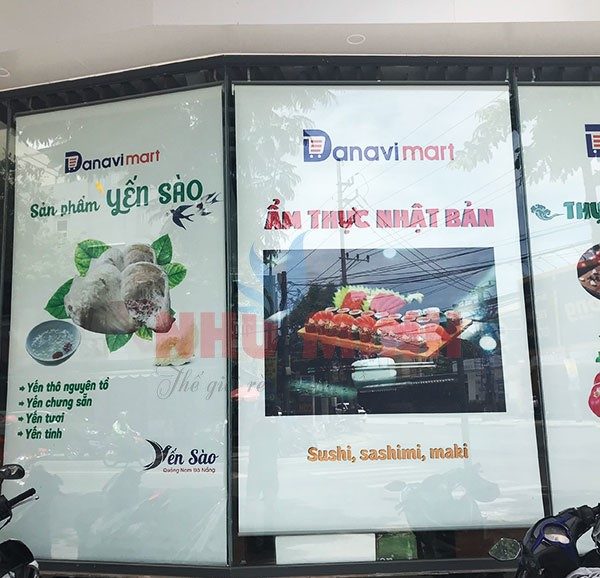 Rèm cuốn in quảng cáo tại Đà Nẵng - Rèm in maket theo yêu cầu