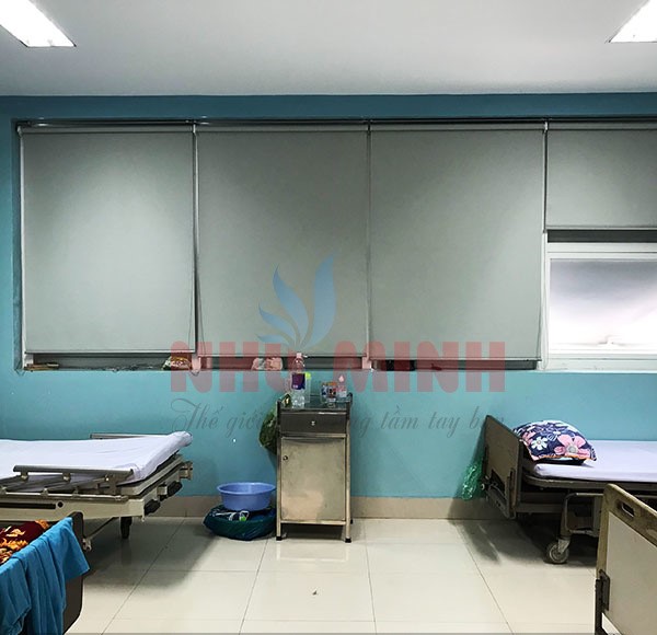Công trình rèm cuốn và rèm vải y tế lắp tại Bệnh Viện Ung Bứu Đà Nẵng