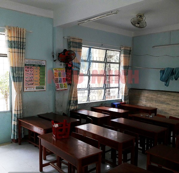 Công trình rèm vải tại trường tiểu học Mai Đăng Chơn - 218 Nguyễn Duy Trinh
