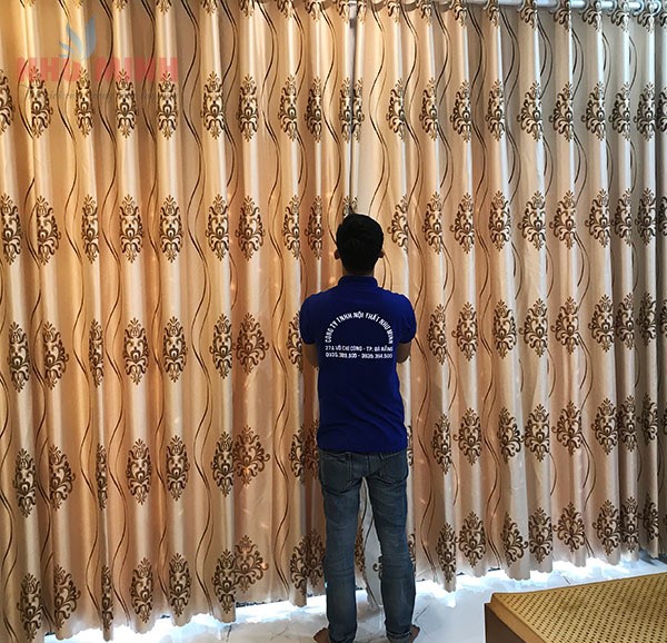 Thi công rèm cửa nhà ở tại Đà Nẵng - Công trình rèm vải tại Hải Châu
