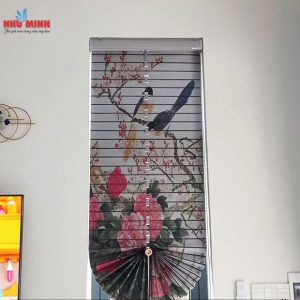 Rèm roman quạt in tranh cao cấp tại Đà Nẵng - Rèm cửa sổ mới nhất năm 2022
