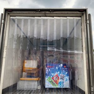 Rèm pvc ngăn lạnh dành cho xe tải đông lạnh - dày 2li, phụ kiện inox