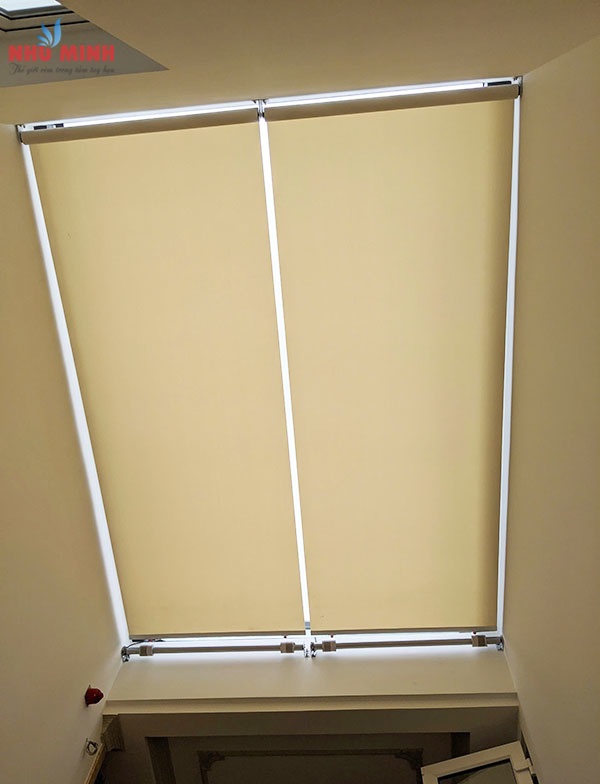 Rèm che giếng trời tự động hệ cuốn phẳng tại Đà Nẵng - Tiện lợi, đẳng cấp