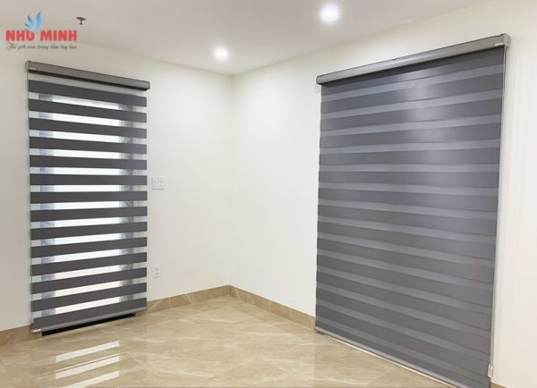 Rèm cầu vồng cao cấp màu ghi tại Đà Nẵng - Mã rèm KA018 phụ kiện màu ghi, giá tốt