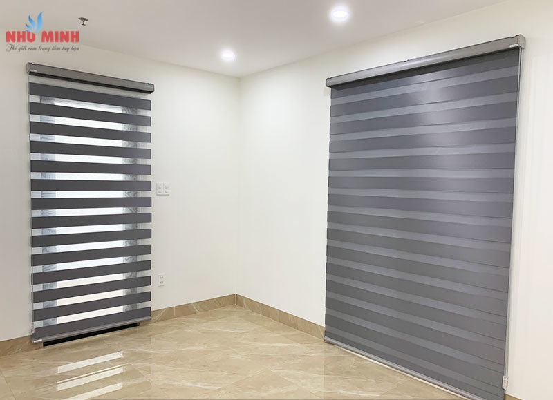 Rèm cầu vồng cao cấp màu ghi tại Đà Nẵng - Mã rèm KA018 phụ kiện màu ghi, giá tốt