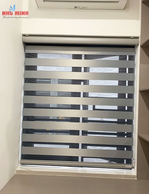 Rèm cầu vồng cao cấp màu ghi tại Đà Nẵng - Mã rèm KA018 phụ kiện màu ghi, giá tốt