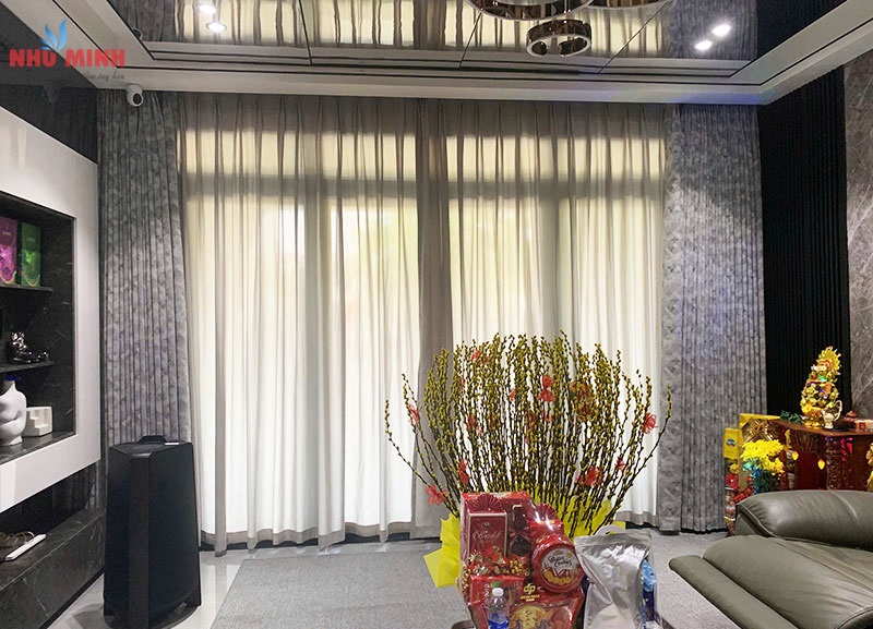 Như Minh thi công rèm vải 2 lớp tự động tại khu EURO 1