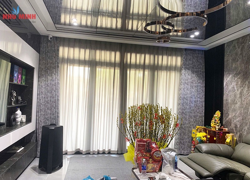 Như Minh thi công rèm vải 2 lớp tự động tại khu EURO 1
