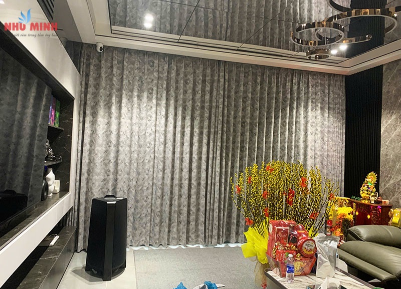 Như Minh thi công rèm vải 2 lớp tự động tại khu EURO 1