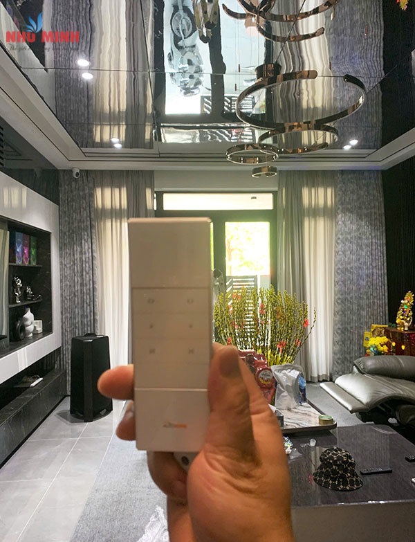 Như Minh thi công rèm vải 2 lớp tự động tại khu EURO 1