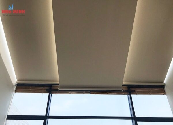 Rèm che nắng giếng trời tự động tại Đà Nẵng - Các mẫu rèm che nắng giếng trời Như Minh