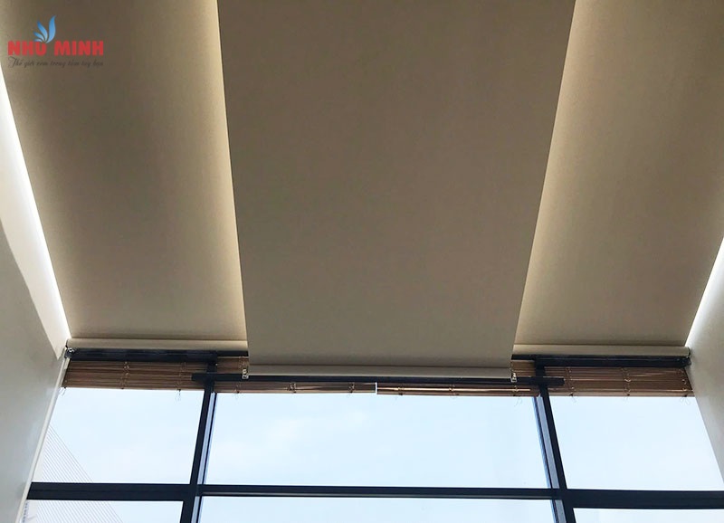 Rèm che nắng giếng trời tự động tại Đà Nẵng - Các mẫu rèm che nắng giếng trời Như Minh