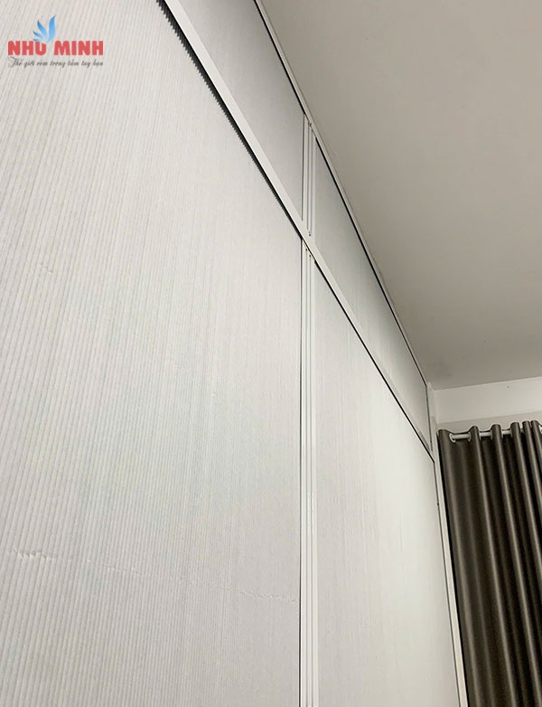 Vách tổ ong ngăn lạnh điều hòa tại Đà Nẵng - Mẫu vách màu trắng mã 003