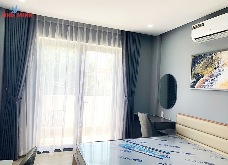 Như Minh thi công rèm vải 2 lớp cho căn hộ cao cấp 5 tầng địa chỉ 8 Nguyễn Bá Lân