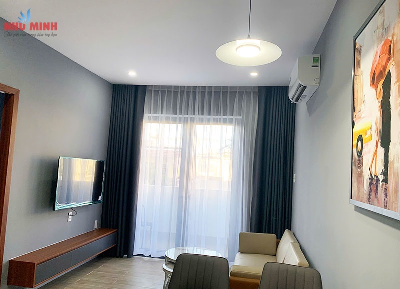Như Minh thi công rèm vải 2 lớp cho căn hộ cao cấp 5 tầng địa chỉ 8 Nguyễn Bá Lân