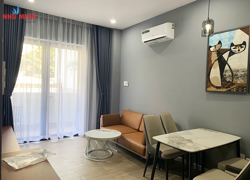 Như Minh thi công rèm vải 2 lớp cho căn hộ cao cấp 5 tầng địa chỉ 8 Nguyễn Bá Lân