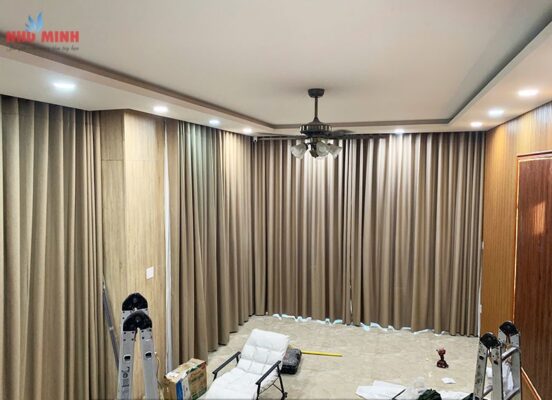 Như Minh thi công rèm vải 2 lớp nhà ở tại Hòa Quý Đà Nẵng