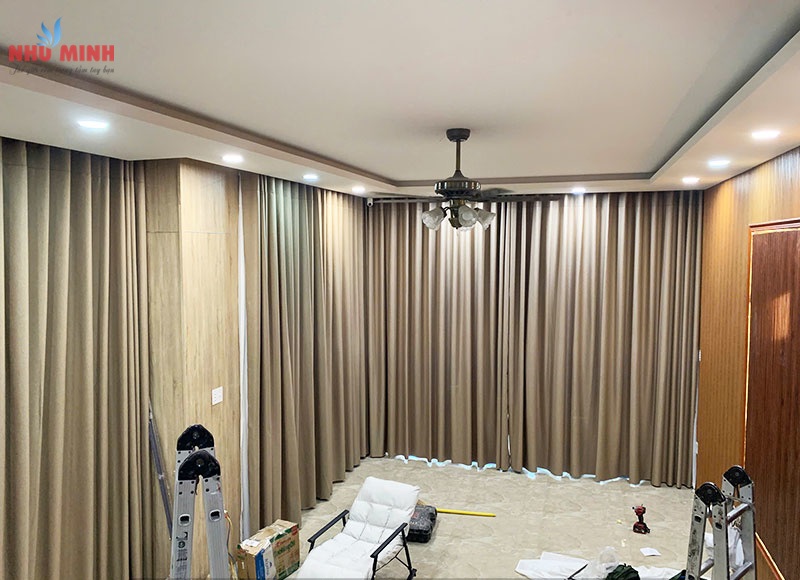 Như Minh thi công rèm vải 2 lớp nhà ở tại Hòa Quý Đà Nẵng