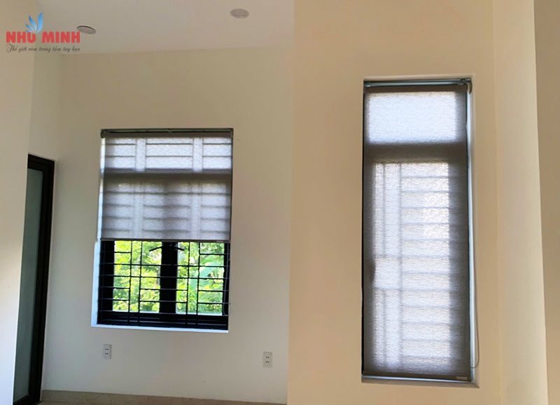 Như Minh thi công rèm vải 2 lớp nhà ở tại Hòa Quý Đà Nẵng