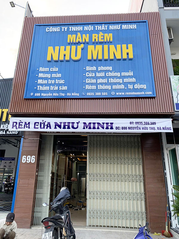 Cửa hàng may rèm cửa tại Đà Nẵng - Rèm Như Minh địa chỉ 696 Nguyễn Hữu Thọ