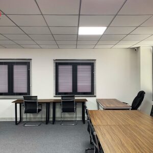 Rèm sáo nhôm lắp văn phòng tại Đà Nẵng - Rèm sáo nhôm màu đen mã ST35 STAR blinds