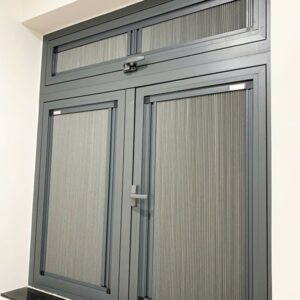 Rèm chống nắng tổ ong tại Đà Nẵng - Rèm tổ ong lắp lên kính màu ghi mã NM001