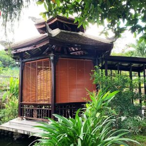 Rèm gỗ lắp nhà gỗ tại Đà Nẵng - Mẫu rèm gỗ tự nhiên nhập khẩu mã NM05