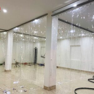 Màn nhựa ngăn khuẩn tiêu chuẩn an toàn thực phẩm tại Đà Nẵng - Mẫu nhựa pvc dày 0,5li giá rẻ