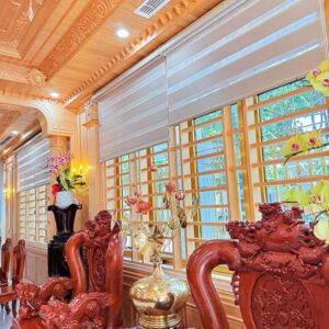 Rèm cầu vồng lắp biệt thự đẹp tại Đà Nẵng - Mẫu màu vàng be mã MN342Rèm cầu vồng lắp biệt thự đẹp tại Đà Nẵng - Mẫu màu vàng be mã MN342