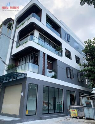 Như Minh thi công rèm vải cao cấp cản sáng cho ngôi nhà đẹp 4 tầng ở Ngũ Hành Sơn.