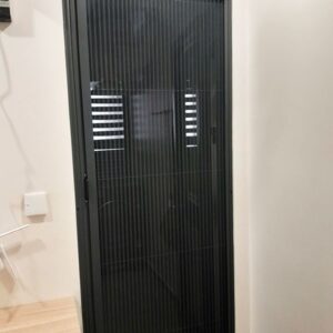 Cửa lưới chống muỗi giá rẻ tại Đà Nẵng - Mẫu cửa lưới khung nhôm màu ghi