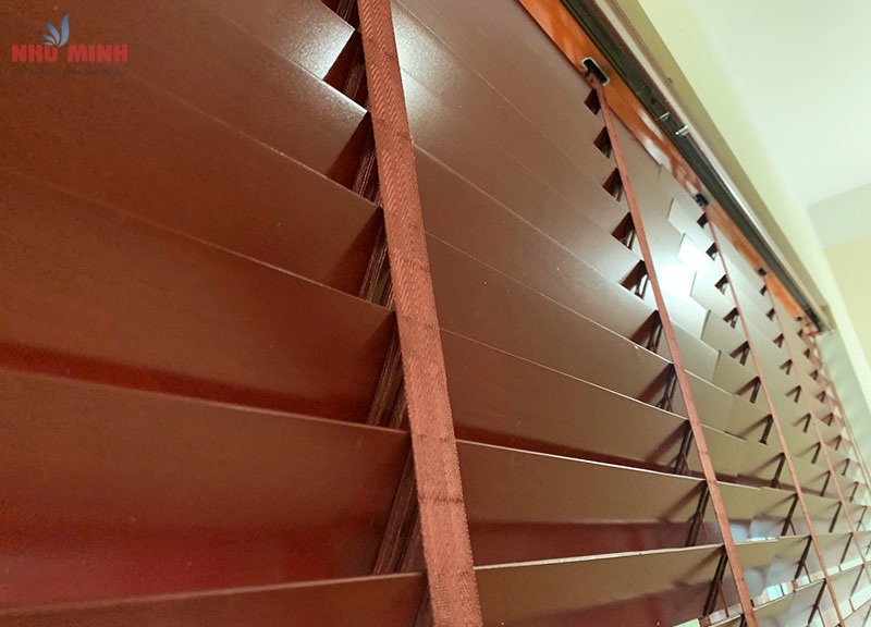 Rèm gỗ màu xoan đào tại Đà Nẵng - Mẫu rèm gỗ đẹp mã NM15
