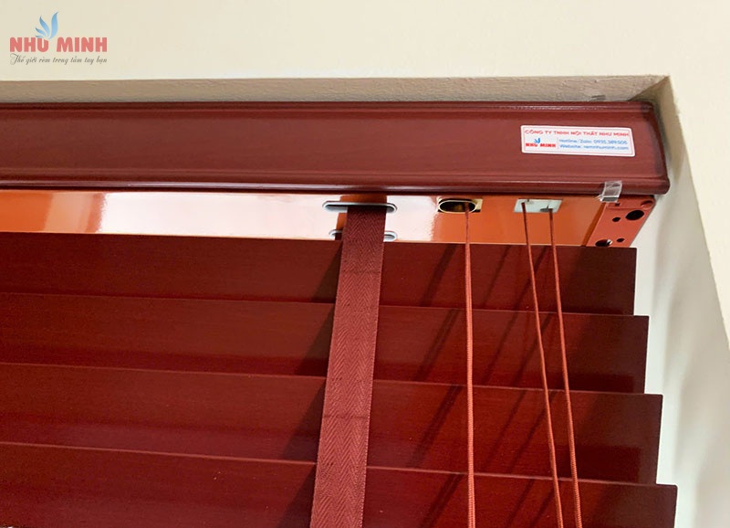 Rèm gỗ màu xoan đào tại Đà Nẵng - Mẫu rèm gỗ đẹp mã NM15